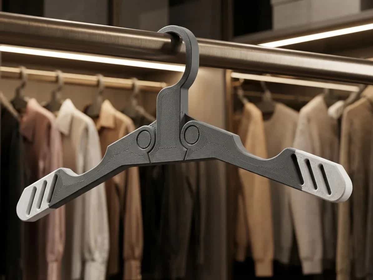 Cintre imprimé en 3D | Cintre design moderne | Organisateur de dressing | Cintre robuste | Cadeau déco | Rangement vêtements