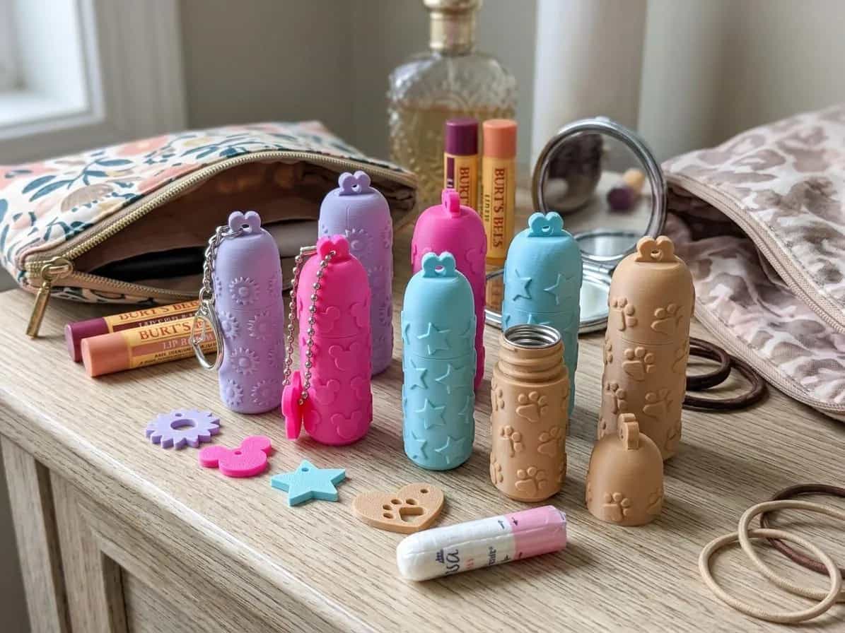 Étui pour Tampon Hygiénique 3D Imprimé | Tube de Transport Discret | Porte Tampon Réutilisable | Pochette Hygiène Féminine