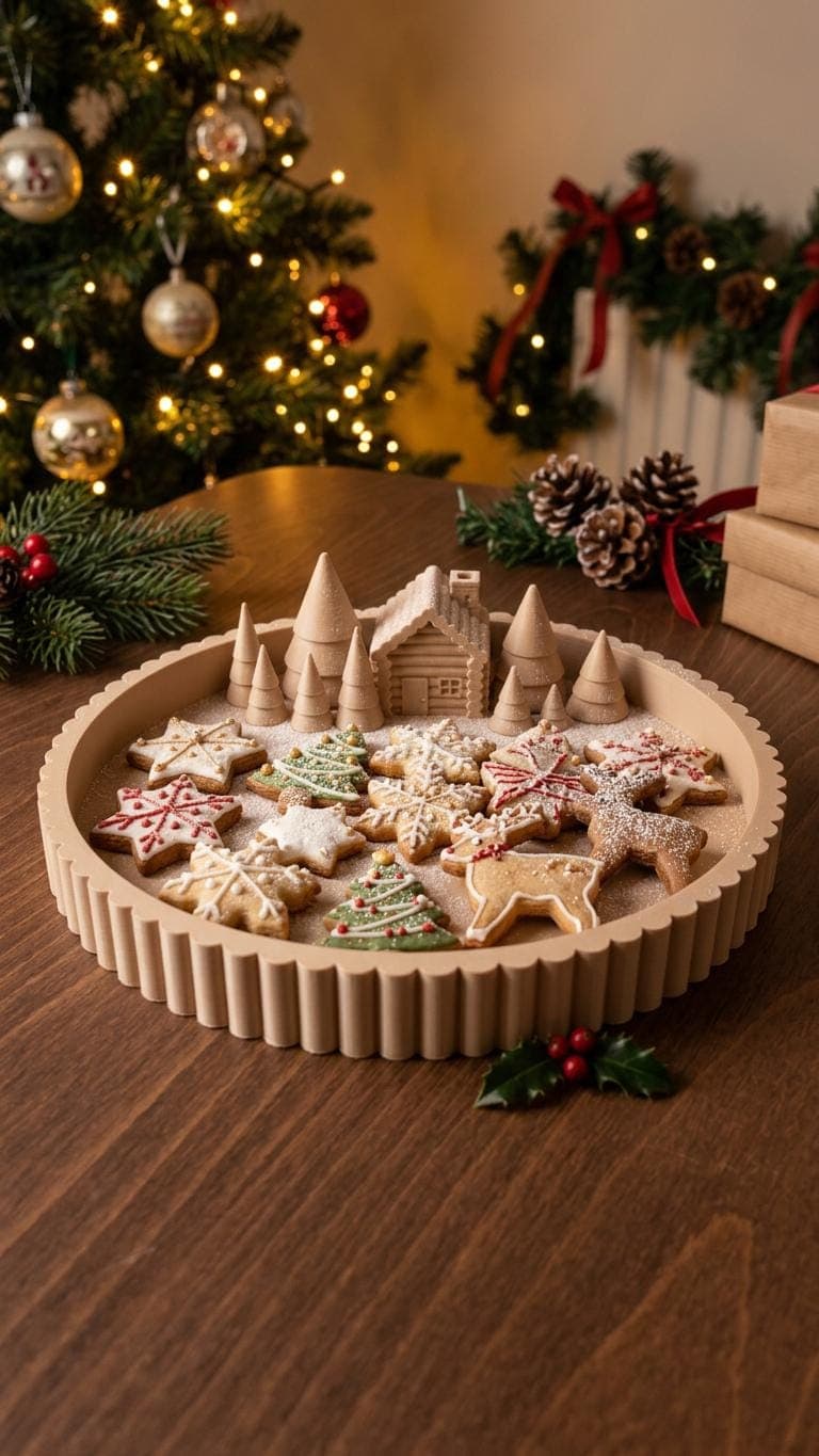 Plateau de Noël Village de Pain d'Épices — image 2