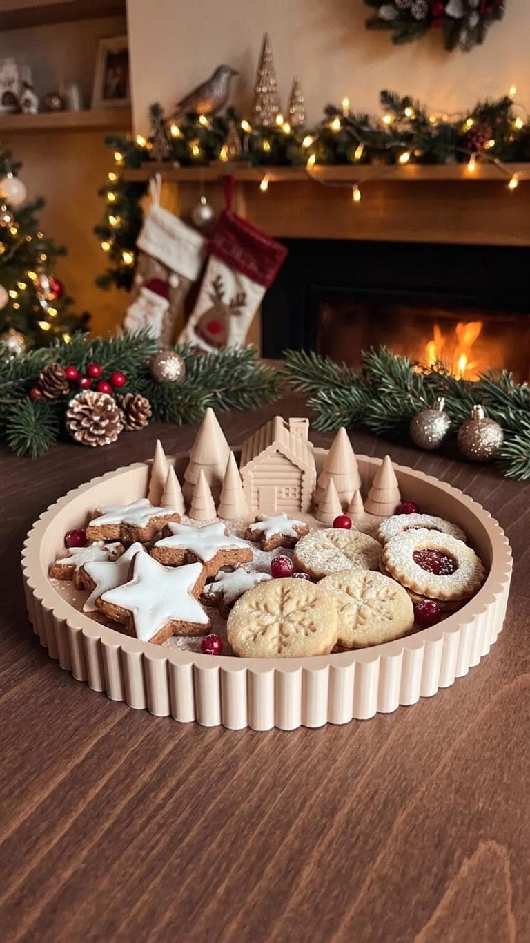 Plateau de Noël Village de Pain d'Épices — image 3
