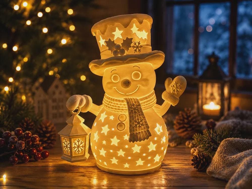Photophore Bonhomme de Neige — image 3