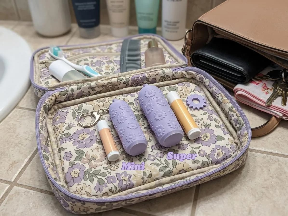 Étui pour Tampon Hygiénique 3D Imprimé | Tube de Transport Discret | Porte Tampon Réutilisable | Pochette Hygiène Féminine — image 2