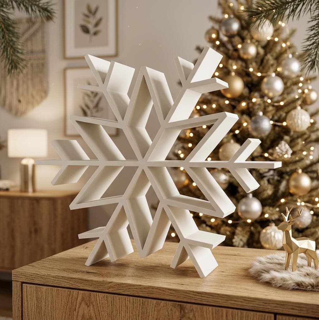 Flocon de Neige Décoratif de Noël — image 1