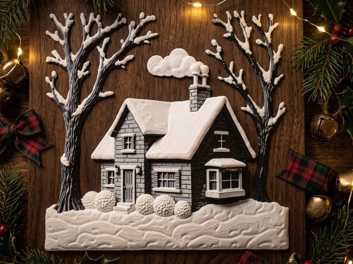 Tableau Paysage de Noël Hueforge — image 2