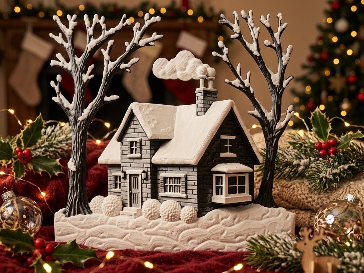 Tableau Paysage de Noël Hueforge — image 1