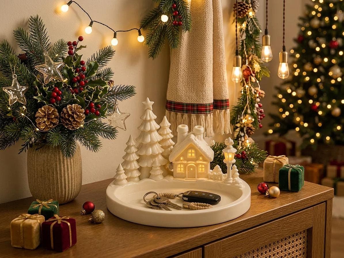 Vide-Poche de Noël Village Enneigé — image 1