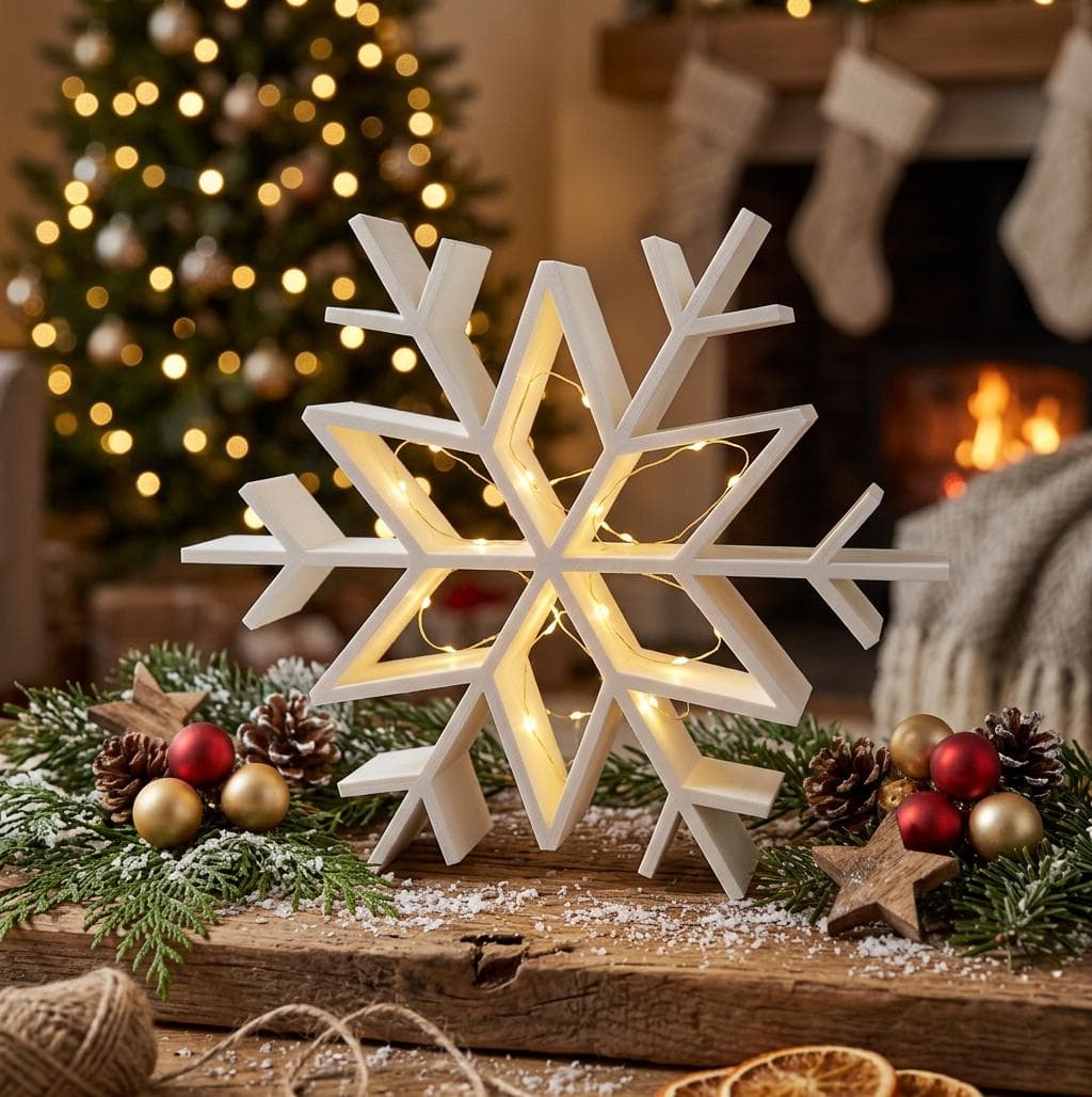 Flocon de Neige Décoratif de Noël — image 3