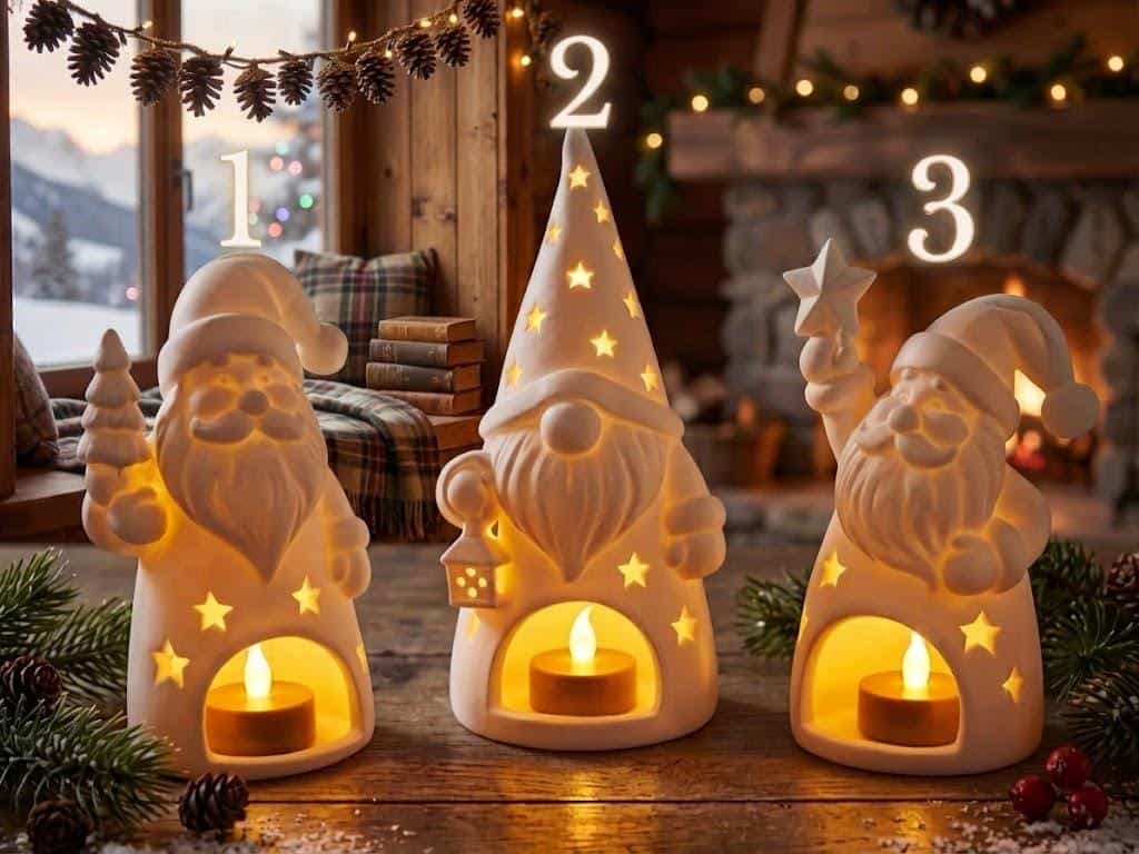 Photophore de Noël, Modèles au Choix