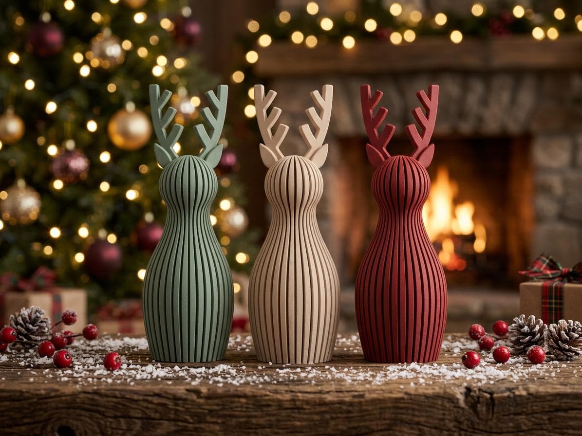 Renne de Noël Style Japandi — image 2