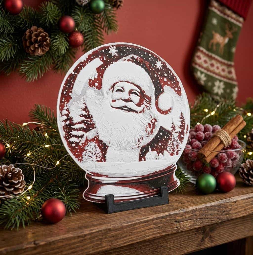 Boule à Neige Père Noël Hueforge